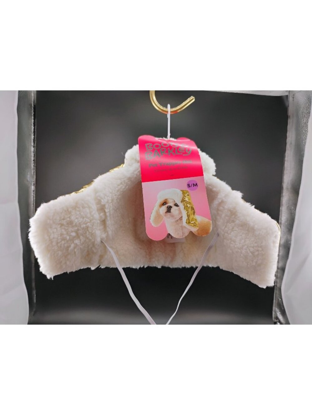 Boots & Barkley Pet Trapper Hat Gold S/M For Pets Up To 40 lbs
